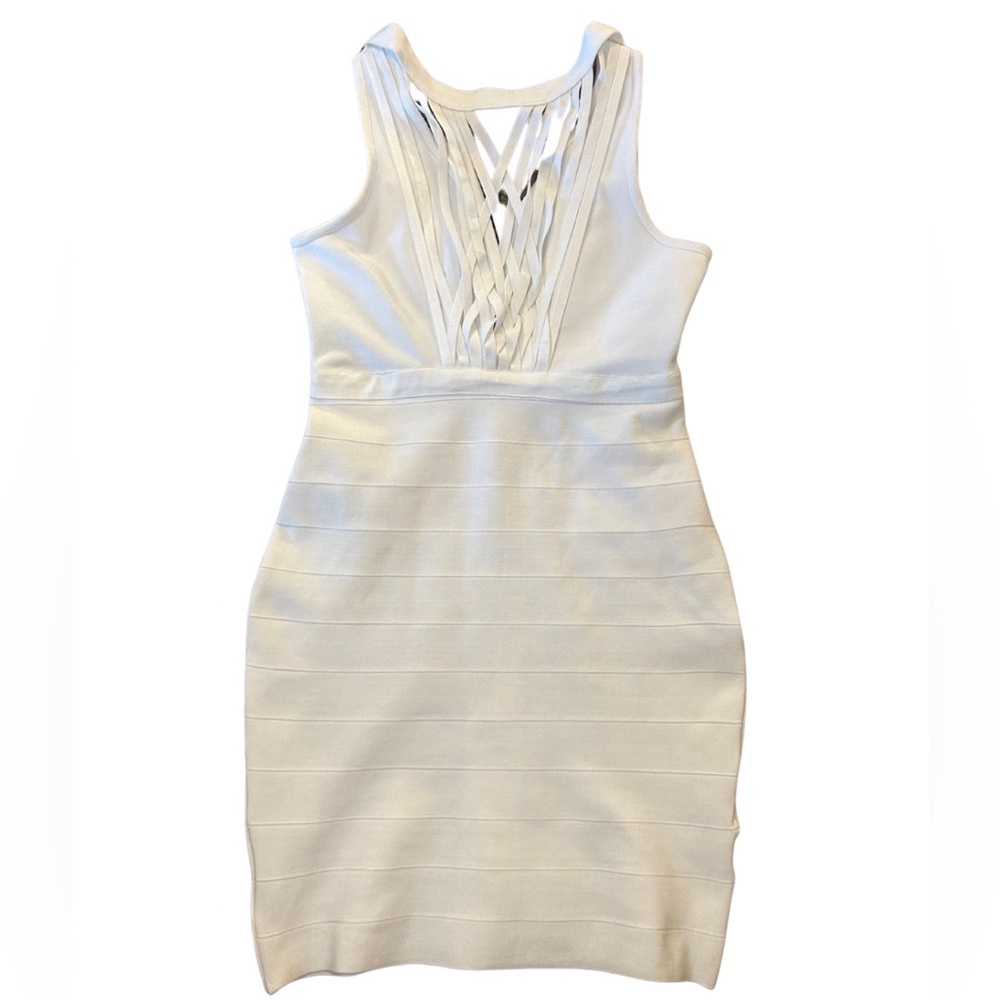 Wow Couture White Sleeveless Dress